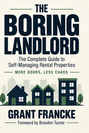 The Boring Landlord by Grant Francke, front cover
